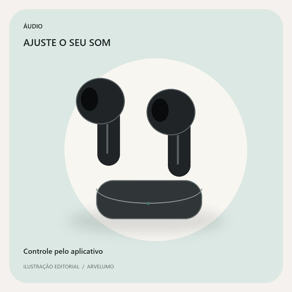 Ilustração editorial: Controle pelo aplicativo; fotos reais disponíveis na Amazon